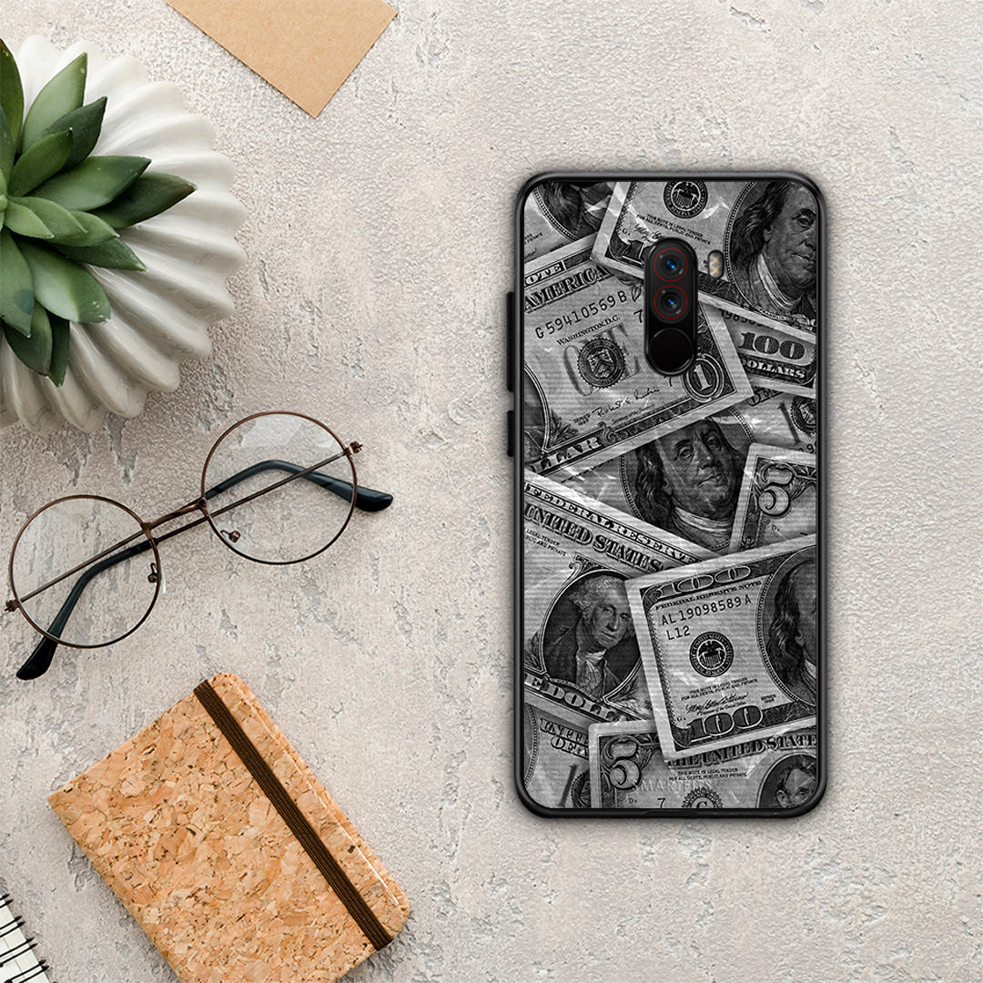 Money Dollars - Xiaomi Pocophone F1 θήκη
