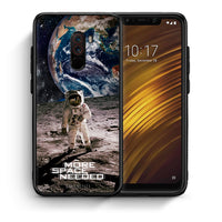 Thumbnail for Θήκη Xiaomi Pocophone F1 More Space από τη Smartfits με σχέδιο στο πίσω μέρος και μαύρο περίβλημα | Xiaomi Pocophone F1 More Space case with colorful back and black bezels