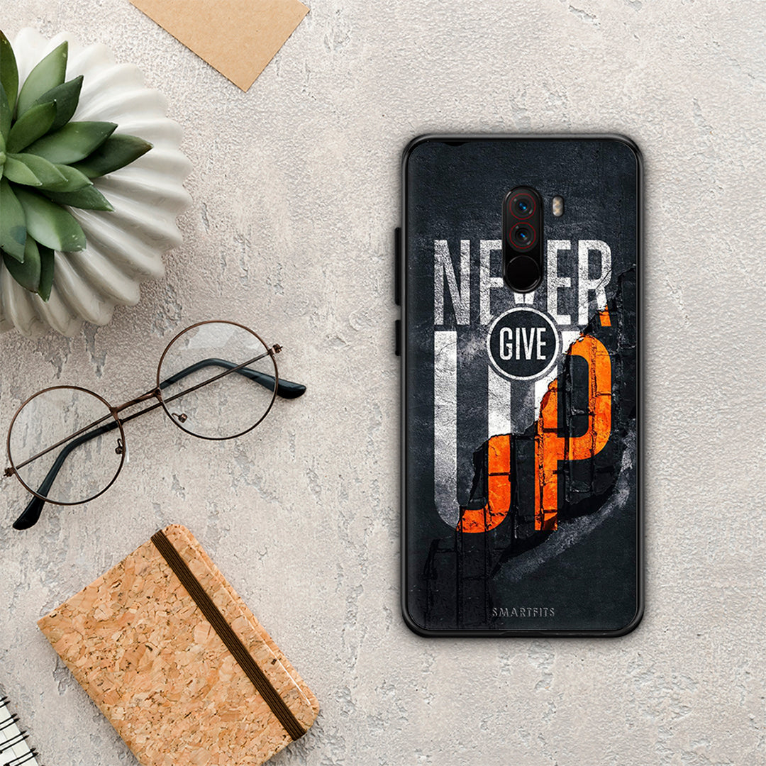 Never Give Up - Xiaomi Pocophone F1 θήκη