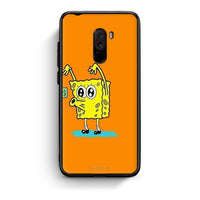 Thumbnail for Xiaomi Pocophone F1 No Money 2 Θήκη Αγίου Βαλεντίνου από τη Smartfits με σχέδιο στο πίσω μέρος και μαύρο περίβλημα | Smartphone case with colorful back and black bezels by Smartfits