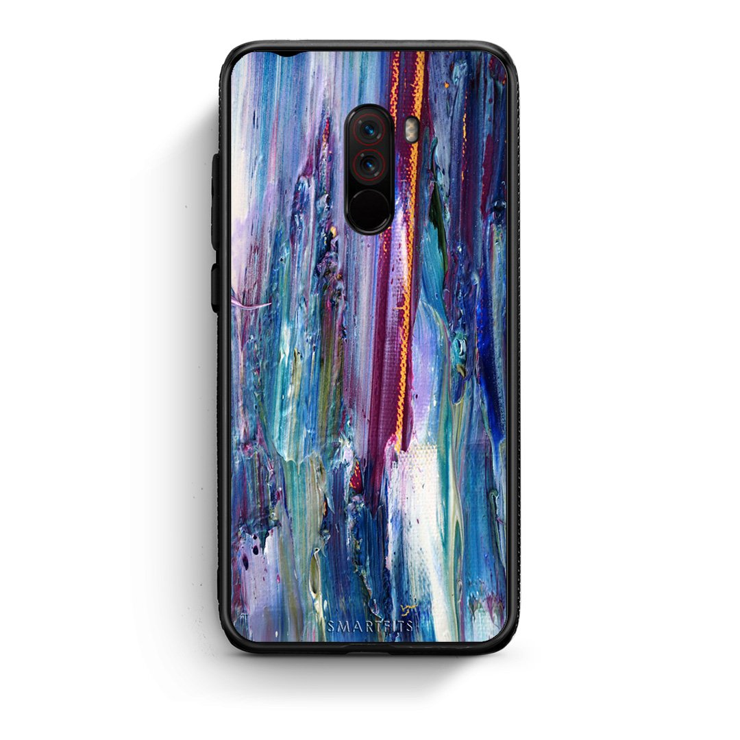99 - Xiaomi Pocophone F1  Paint Winter case, cover, bumper