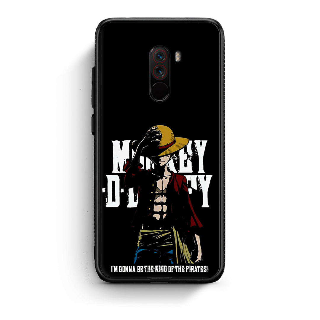 Xiaomi Pocophone F1 Pirate King θήκη από τη Smartfits με σχέδιο στο πίσω μέρος και μαύρο περίβλημα | Smartphone case with colorful back and black bezels by Smartfits