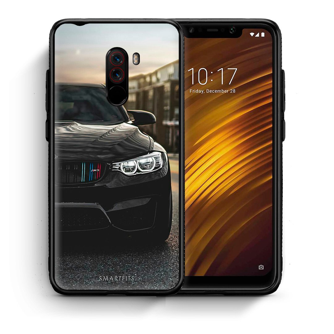 Θήκη Xiaomi Pocophone F1 M3 Racing από τη Smartfits με σχέδιο στο πίσω μέρος και μαύρο περίβλημα | Xiaomi Pocophone F1 M3 Racing case with colorful back and black bezels