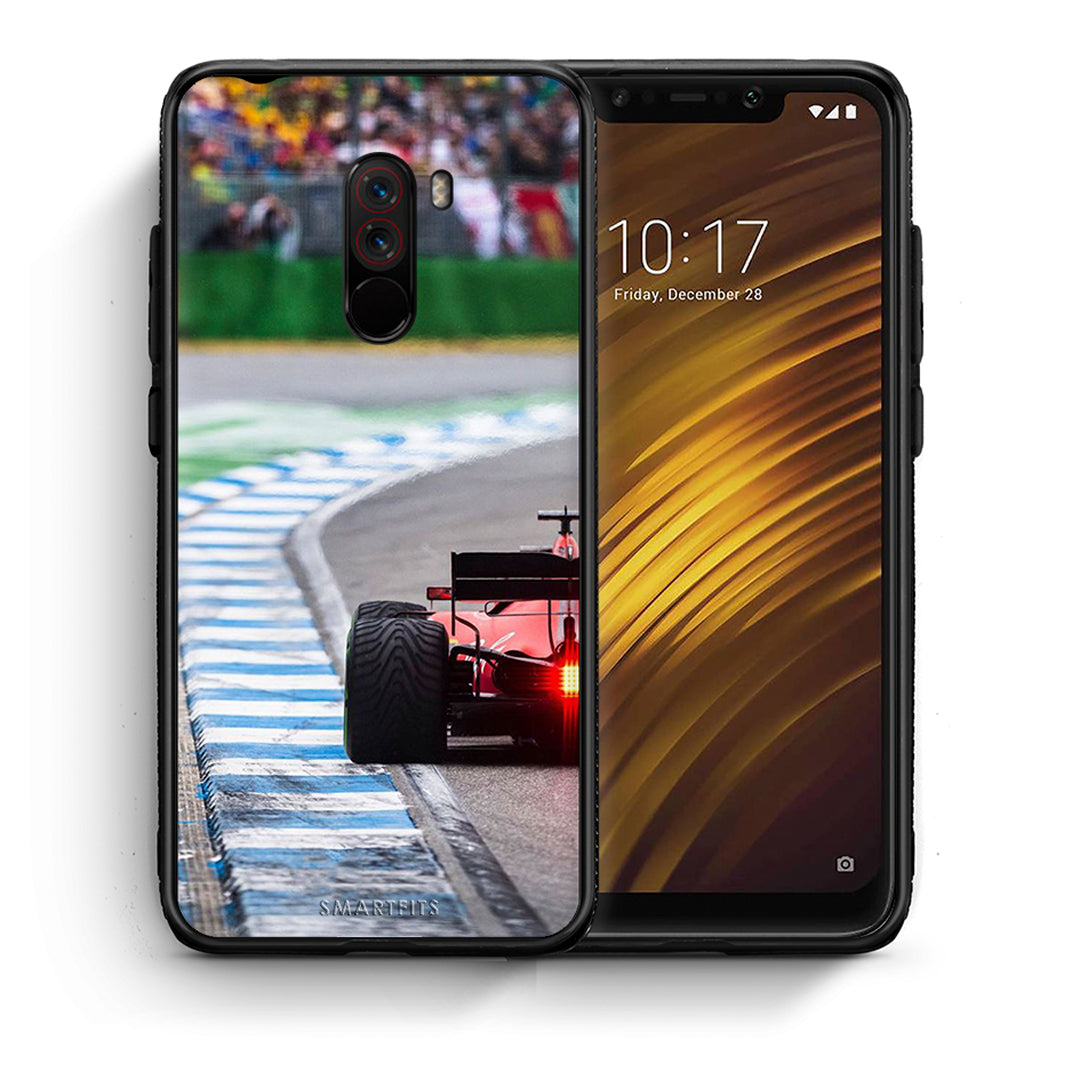 Θήκη Xiaomi Pocophone F1 Racing Vibes από τη Smartfits με σχέδιο στο πίσω μέρος και μαύρο περίβλημα | Xiaomi Pocophone F1 Racing Vibes case with colorful back and black bezels