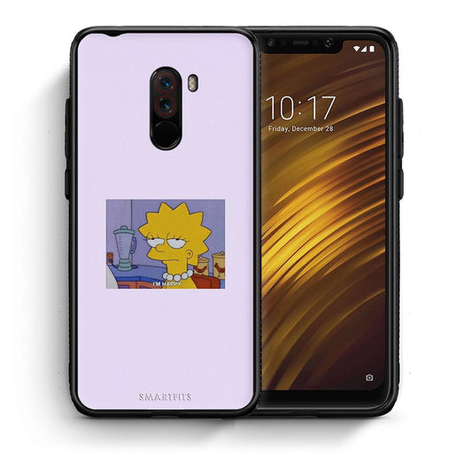 Θήκη Xiaomi Pocophone F1 So Happy από τη Smartfits με σχέδιο στο πίσω μέρος και μαύρο περίβλημα | Xiaomi Pocophone F1 So Happy case with colorful back and black bezels