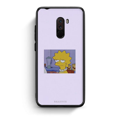 Xiaomi Pocophone F1 So Happy θήκη από τη Smartfits με σχέδιο στο πίσω μέρος και μαύρο περίβλημα | Smartphone case with colorful back and black bezels by Smartfits
