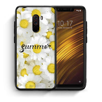 Thumbnail for Θήκη Xiaomi Pocophone F1 Summer Daisies από τη Smartfits με σχέδιο στο πίσω μέρος και μαύρο περίβλημα | Xiaomi Pocophone F1 Summer Daisies case with colorful back and black bezels