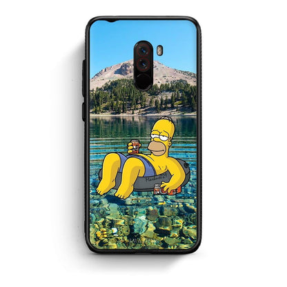 Xiaomi Pocophone F1 Summer Happiness Θήκη από τη Smartfits με σχέδιο στο πίσω μέρος και μαύρο περίβλημα | Smartphone case with colorful back and black bezels by Smartfits