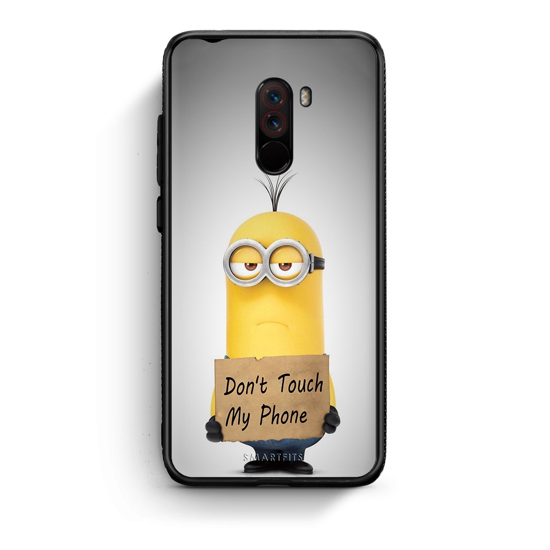 4 - Xiaomi Pocophone F1 Minion Text case, cover, bumper