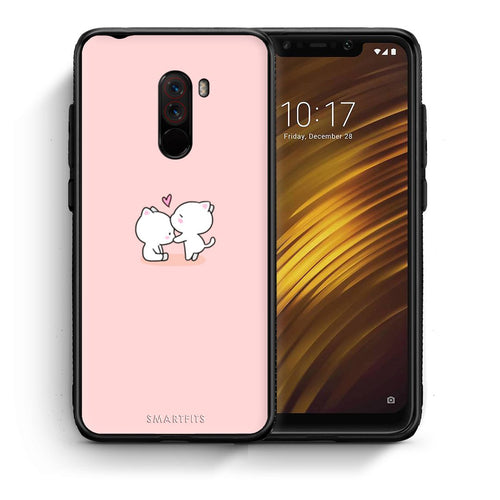 Θήκη Xiaomi Pocophone F1 Love Valentine από τη Smartfits με σχέδιο στο πίσω μέρος και μαύρο περίβλημα | Xiaomi Pocophone F1 Love Valentine case with colorful back and black bezels
