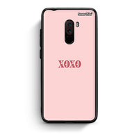 Thumbnail for Xiaomi Pocophone F1 XOXO Love θήκη από τη Smartfits με σχέδιο στο πίσω μέρος και μαύρο περίβλημα | Smartphone case with colorful back and black bezels by Smartfits