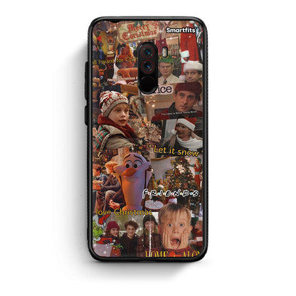 Xiaomi Pocophone F1 Xmas Wishes θήκη από τη Smartfits με σχέδιο στο πίσω μέρος και μαύρο περίβλημα | Smartphone case with colorful back and black bezels by Smartfits
