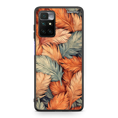 Xiaomi Redmi 10 / Redmi Note 11 4G Autumn Leaves Θήκη από τη Smartfits με σχέδιο στο πίσω μέρος και μαύρο περίβλημα | Smartphone case with colorful back and black bezels by Smartfits