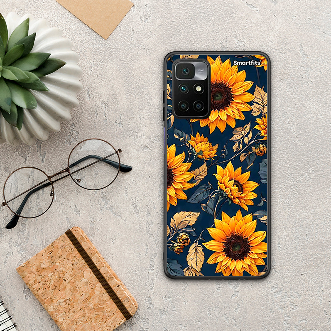 Autumn Sunflowers - Xiaomi Redmi 10 θήκη
