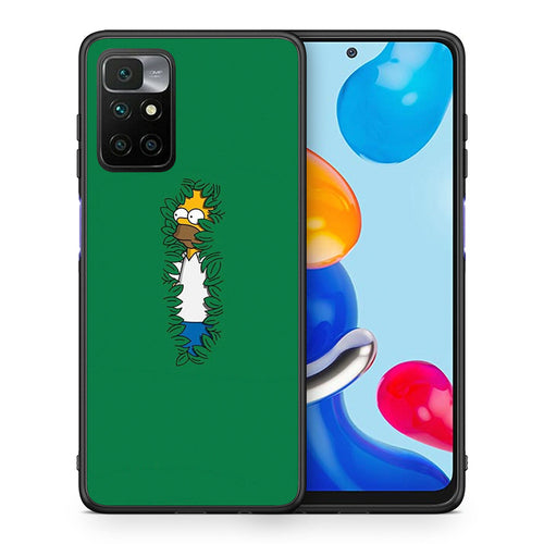 Θήκη Αγίου Βαλεντίνου Xiaomi Redmi 10 / Redmi Note 11 4G Bush Man από τη Smartfits με σχέδιο στο πίσω μέρος και μαύρο περίβλημα | Xiaomi Redmi 10 / Redmi Note 11 4G Bush Man case with colorful back and black bezels