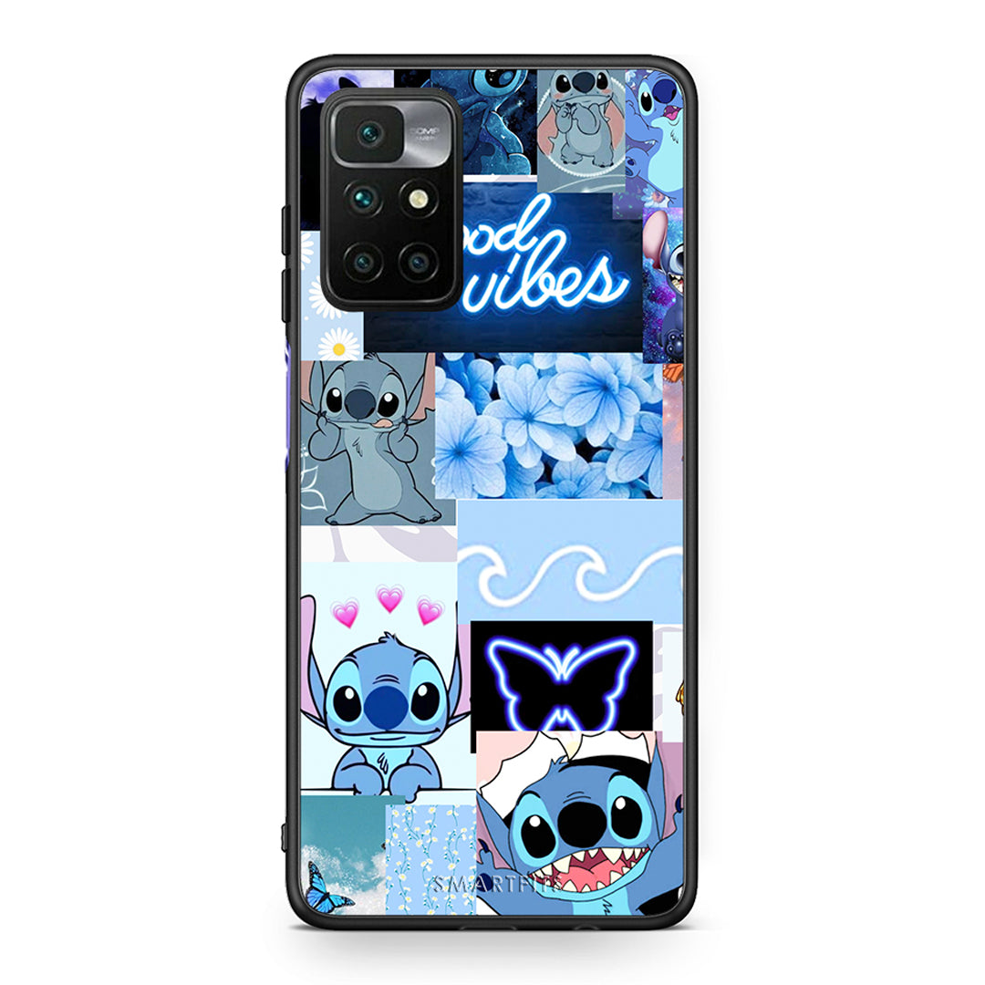 Xiaomi Redmi 10 / Redmi Note 11 4G Collage Good Vibes Θήκη Αγίου Βαλεντίνου από τη Smartfits με σχέδιο στο πίσω μέρος και μαύρο περίβλημα | Smartphone case with colorful back and black bezels by Smartfits