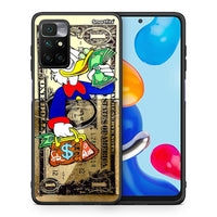 Thumbnail for Θήκη Xiaomi Redmi 10 / Redmi Note 11 4G Duck Money από τη Smartfits με σχέδιο στο πίσω μέρος και μαύρο περίβλημα | Xiaomi Redmi 10 / Redmi Note 11 4G Duck Money case with colorful back and black bezels