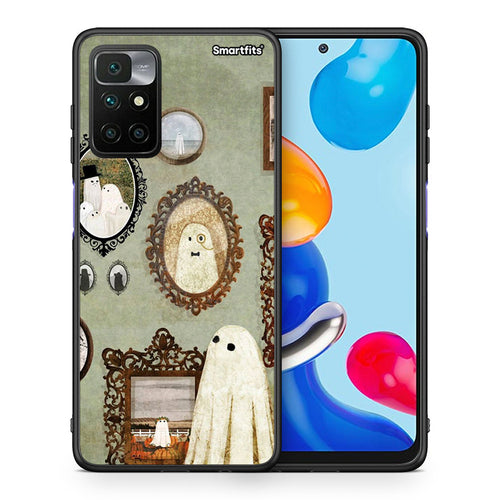 Θήκη Xiaomi Redmi 10 / Redmi Note 11 4G Halloween Ghost Season από τη Smartfits με σχέδιο στο πίσω μέρος και μαύρο περίβλημα | Xiaomi Redmi 10 / Redmi Note 11 4G Halloween Ghost Season case with colorful back and black bezels