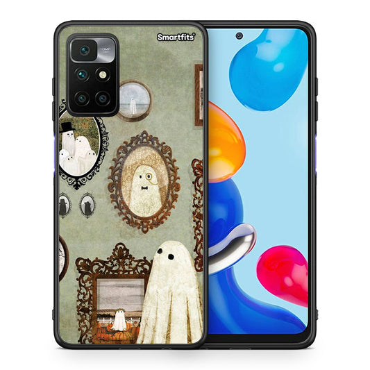 Θήκη Xiaomi Redmi 10 / Redmi Note 11 4G Halloween Ghost Season από τη Smartfits με σχέδιο στο πίσω μέρος και μαύρο περίβλημα | Xiaomi Redmi 10 / Redmi Note 11 4G Halloween Ghost Season case with colorful back and black bezels