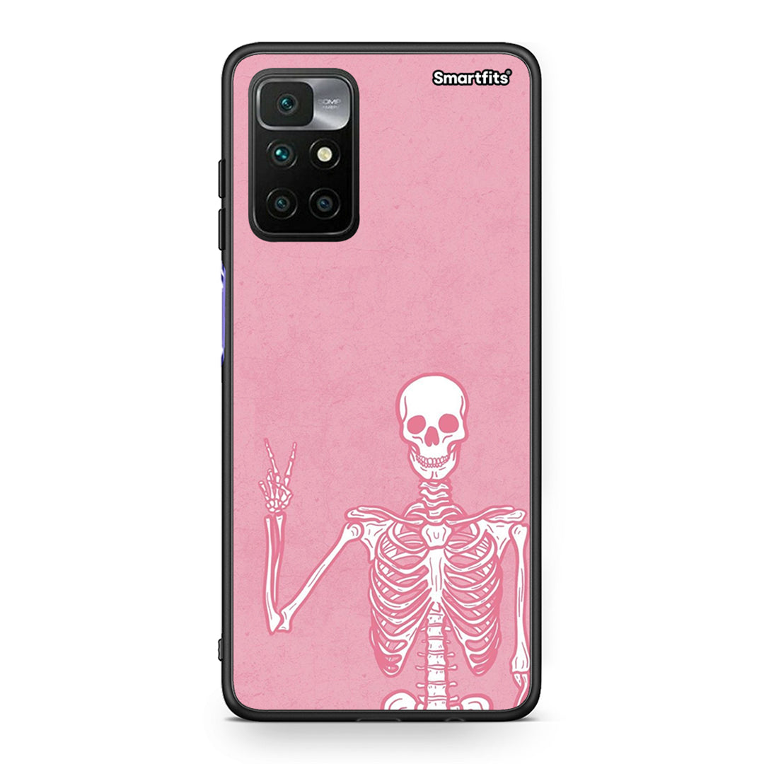 Xiaomi Redmi 10 / Redmi Note 11 4G Halloween Motivation Θήκη από τη Smartfits με σχέδιο στο πίσω μέρος και μαύρο περίβλημα | Smartphone case with colorful back and black bezels by Smartfits