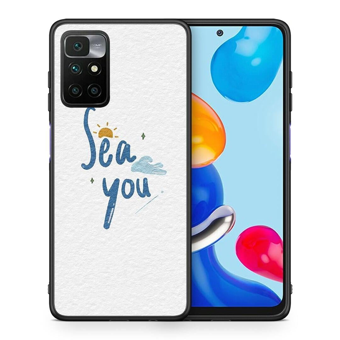 Θήκη Xiaomi Redmi 10 / Redmi Note 11 4G Sea You από τη Smartfits με σχέδιο στο πίσω μέρος και μαύρο περίβλημα | Xiaomi Redmi 10 / Redmi Note 11 4G Sea You case with colorful back and black bezels