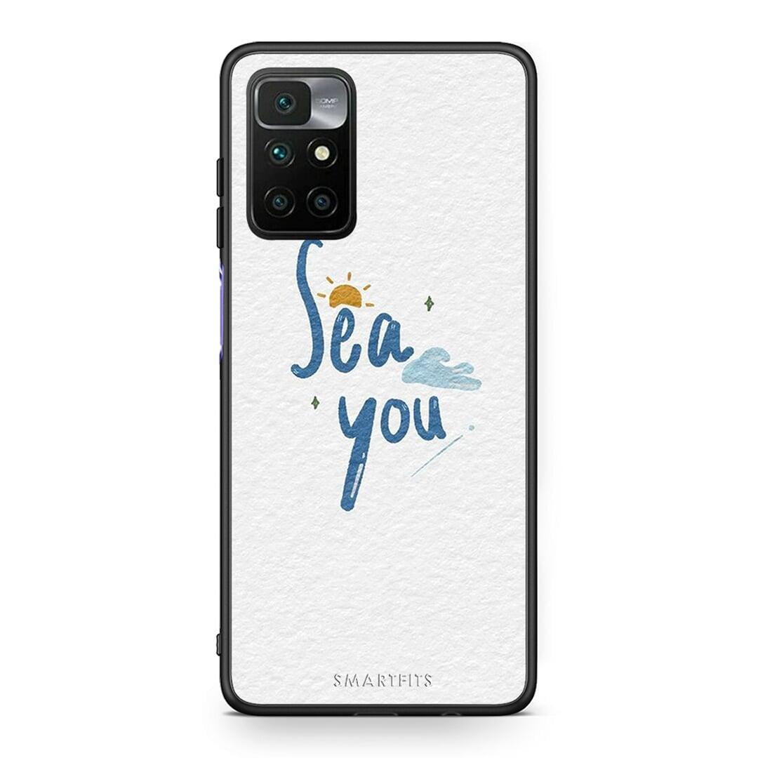 Xiaomi Redmi 10 / Redmi Note 11 4G Sea You Θήκη από τη Smartfits με σχέδιο στο πίσω μέρος και μαύρο περίβλημα | Smartphone case with colorful back and black bezels by Smartfits