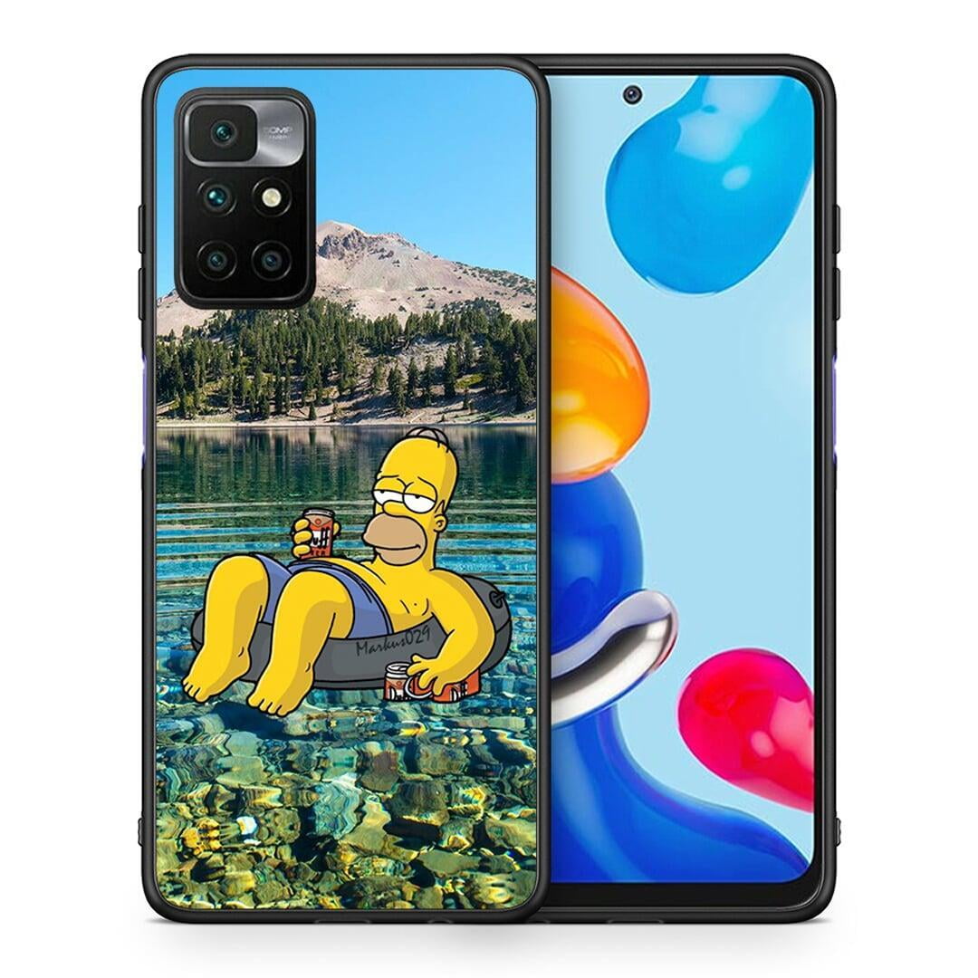 Θήκη Xiaomi Redmi 10 / Redmi Note 11 4G Summer Happiness από τη Smartfits με σχέδιο στο πίσω μέρος και μαύρο περίβλημα | Xiaomi Redmi 10 / Redmi Note 11 4G Summer Happiness case with colorful back and black bezels