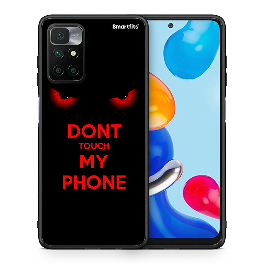 Θήκη Xiaomi Redmi 10 / Redmi Note 11 4G Touch My Phone από τη Smartfits με σχέδιο στο πίσω μέρος και μαύρο περίβλημα | Xiaomi Redmi 10 / Redmi Note 11 4G Touch My Phone case with colorful back and black bezels