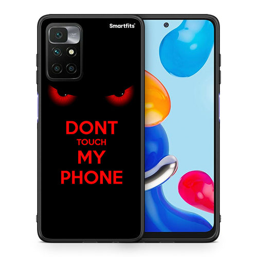 Θήκη Xiaomi Redmi 10 / Redmi Note 11 4G Touch My Phone από τη Smartfits με σχέδιο στο πίσω μέρος και μαύρο περίβλημα | Xiaomi Redmi 10 / Redmi Note 11 4G Touch My Phone case with colorful back and black bezels