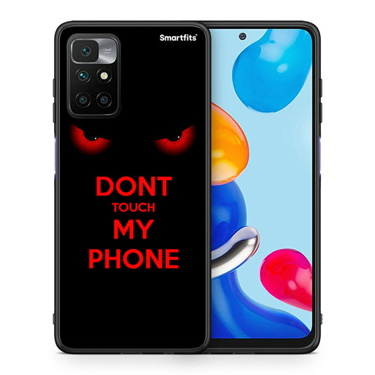 Θήκη Xiaomi Redmi 10 / Redmi Note 11 4G Touch My Phone από τη Smartfits με σχέδιο στο πίσω μέρος και μαύρο περίβλημα | Xiaomi Redmi 10 / Redmi Note 11 4G Touch My Phone case with colorful back and black bezels