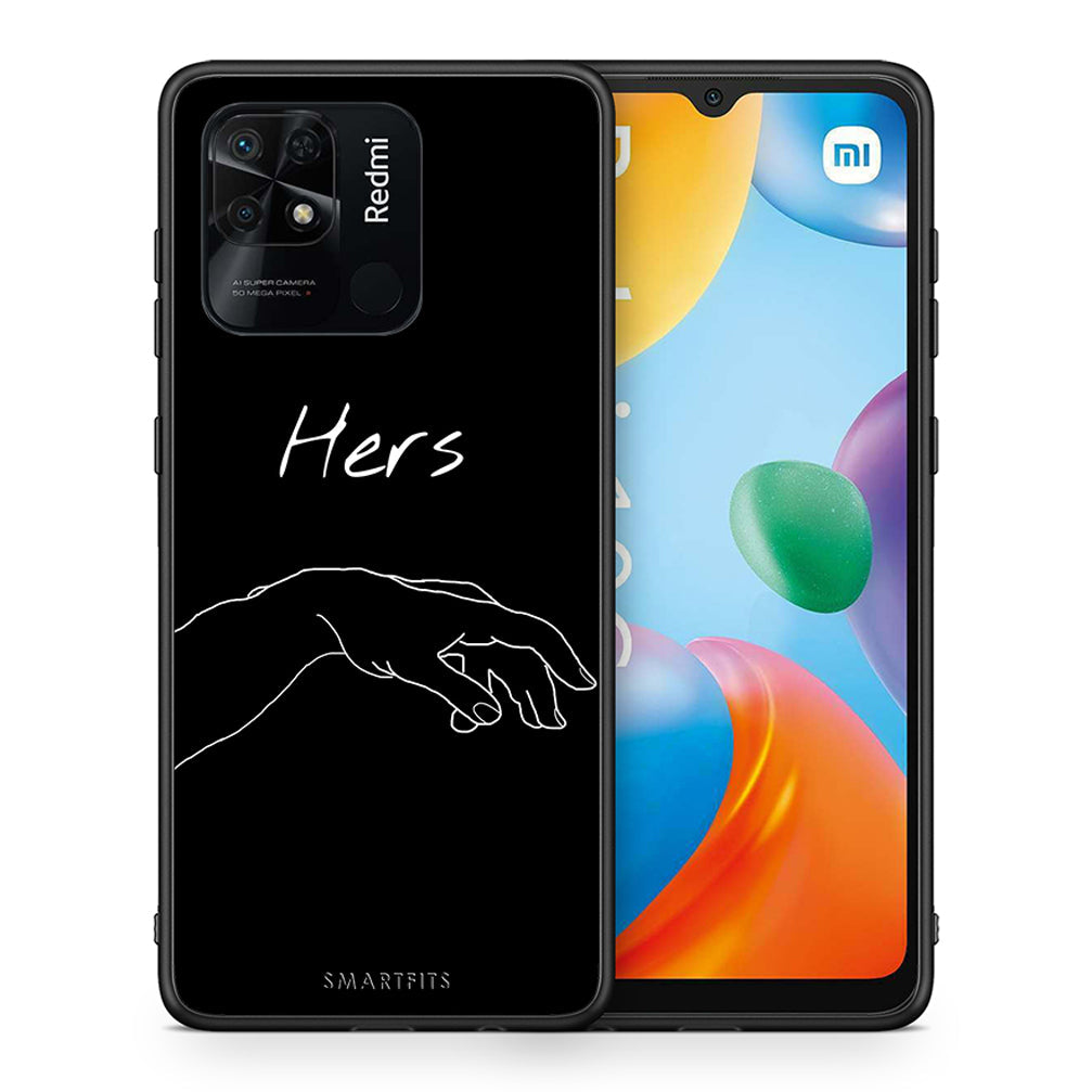 Θήκη Αγίου Βαλεντίνου Xiaomi Redmi 10C Aeshetic Love 1 από τη Smartfits με σχέδιο στο πίσω μέρος και μαύρο περίβλημα | Xiaomi Redmi 10C Aeshetic Love 1 case with colorful back and black bezels