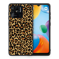Thumbnail for Θήκη Xiaomi Redmi 10C Leopard Animal από τη Smartfits με σχέδιο στο πίσω μέρος και μαύρο περίβλημα | Xiaomi Redmi 10C Leopard Animal case with colorful back and black bezels