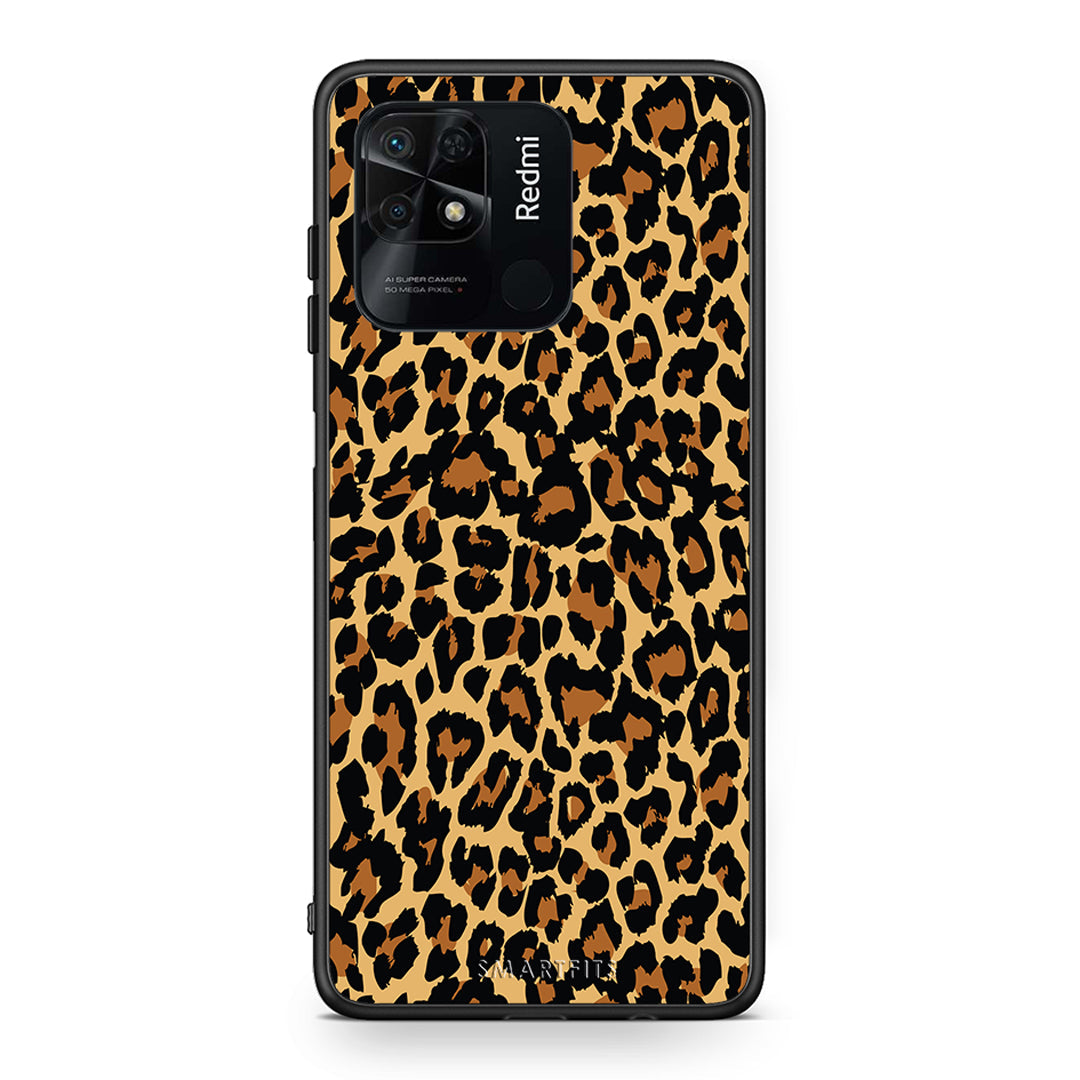 21 - Xiaomi Redmi 10C Leopard Animal case, cover, bumper