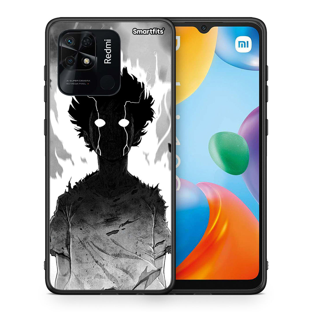 Θήκη Xiaomi Redmi 10C Anime Boy από τη Smartfits με σχέδιο στο πίσω μέρος και μαύρο περίβλημα | Xiaomi Redmi 10C Anime Boy case with colorful back and black bezels