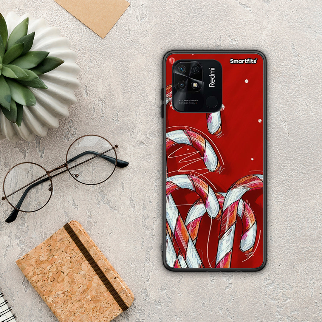 Candy Cane - Xiaomi Redmi 10C θήκη