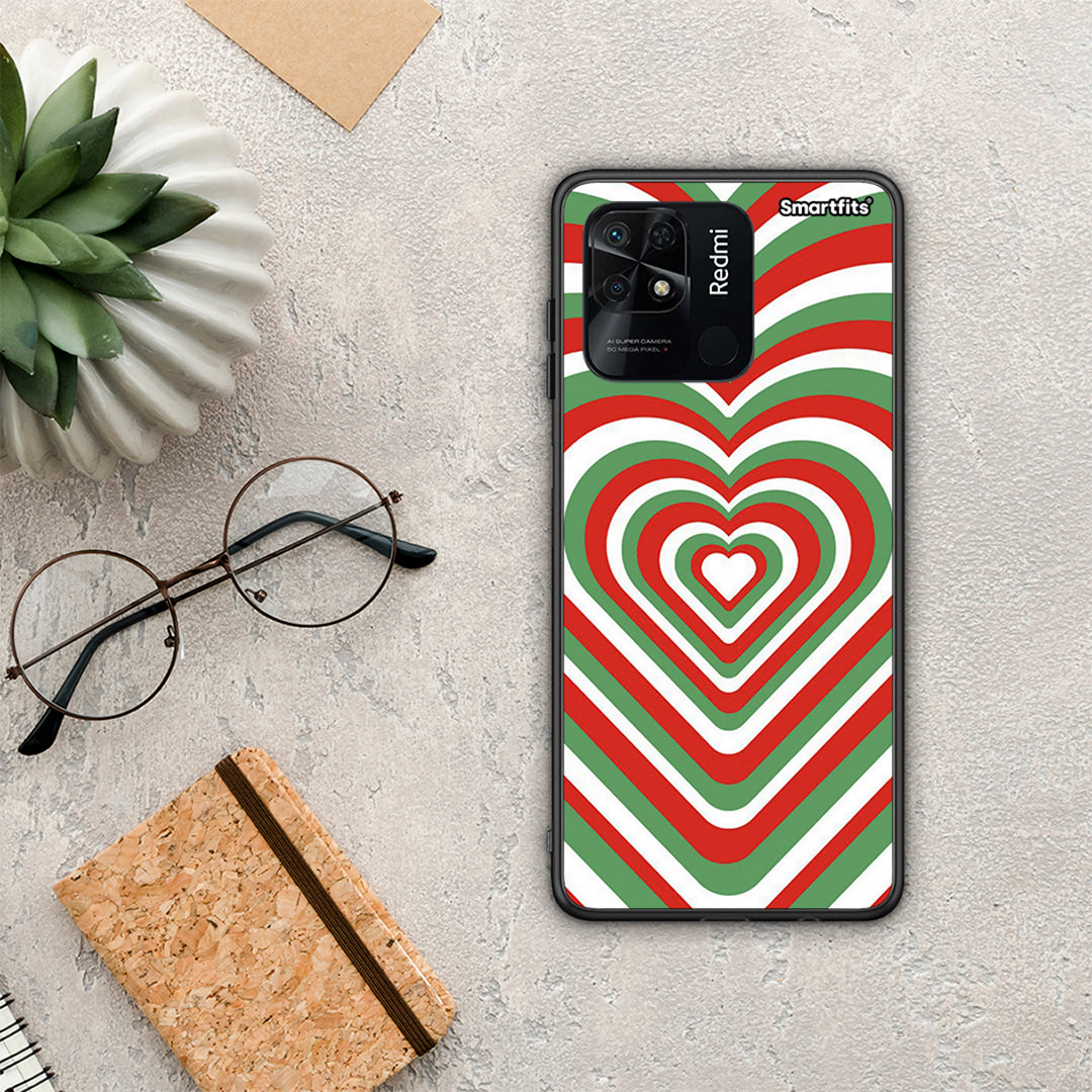 Christmas Hearts - Xiaomi Redmi 10C θήκη