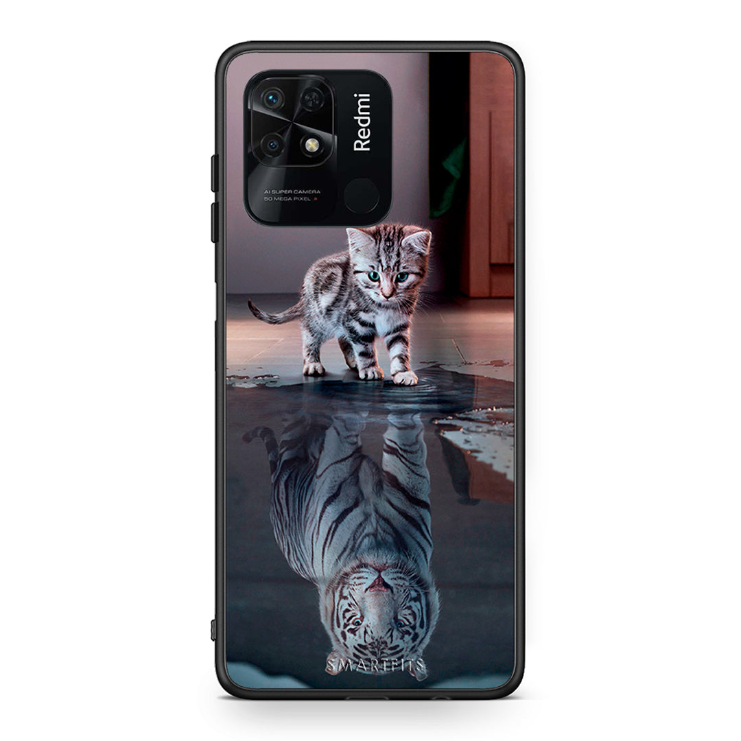 4 - Xiaomi Redmi 10C Tiger Cute case, cover, bumper