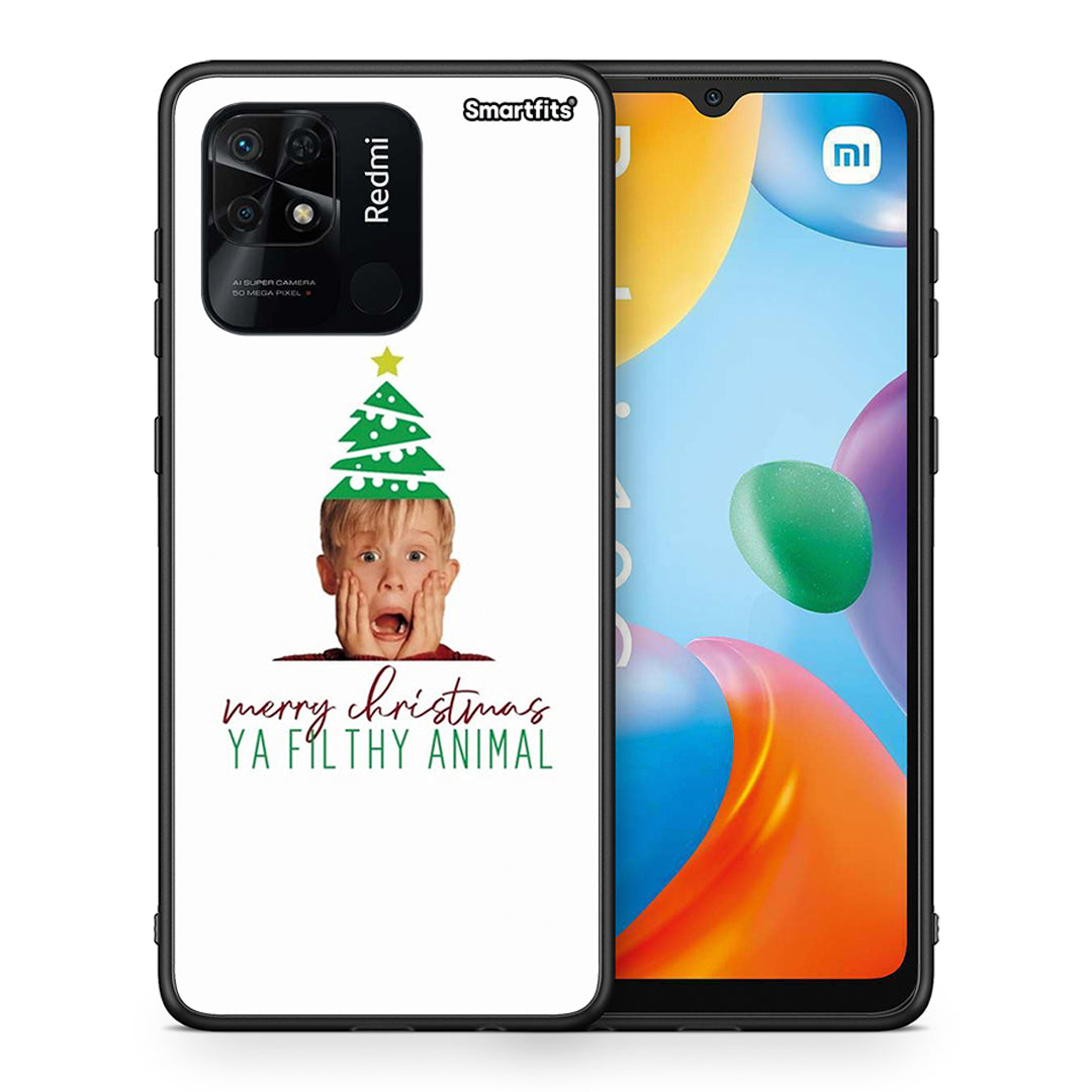 Θήκη Xiaomi Redmi 10C Filthy Animal από τη Smartfits με σχέδιο στο πίσω μέρος και μαύρο περίβλημα | Xiaomi Redmi 10C Filthy Animal case with colorful back and black bezels