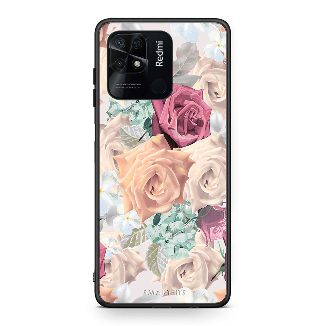 99 - Xiaomi Redmi 10C Bouquet Floral case, cover, bumper