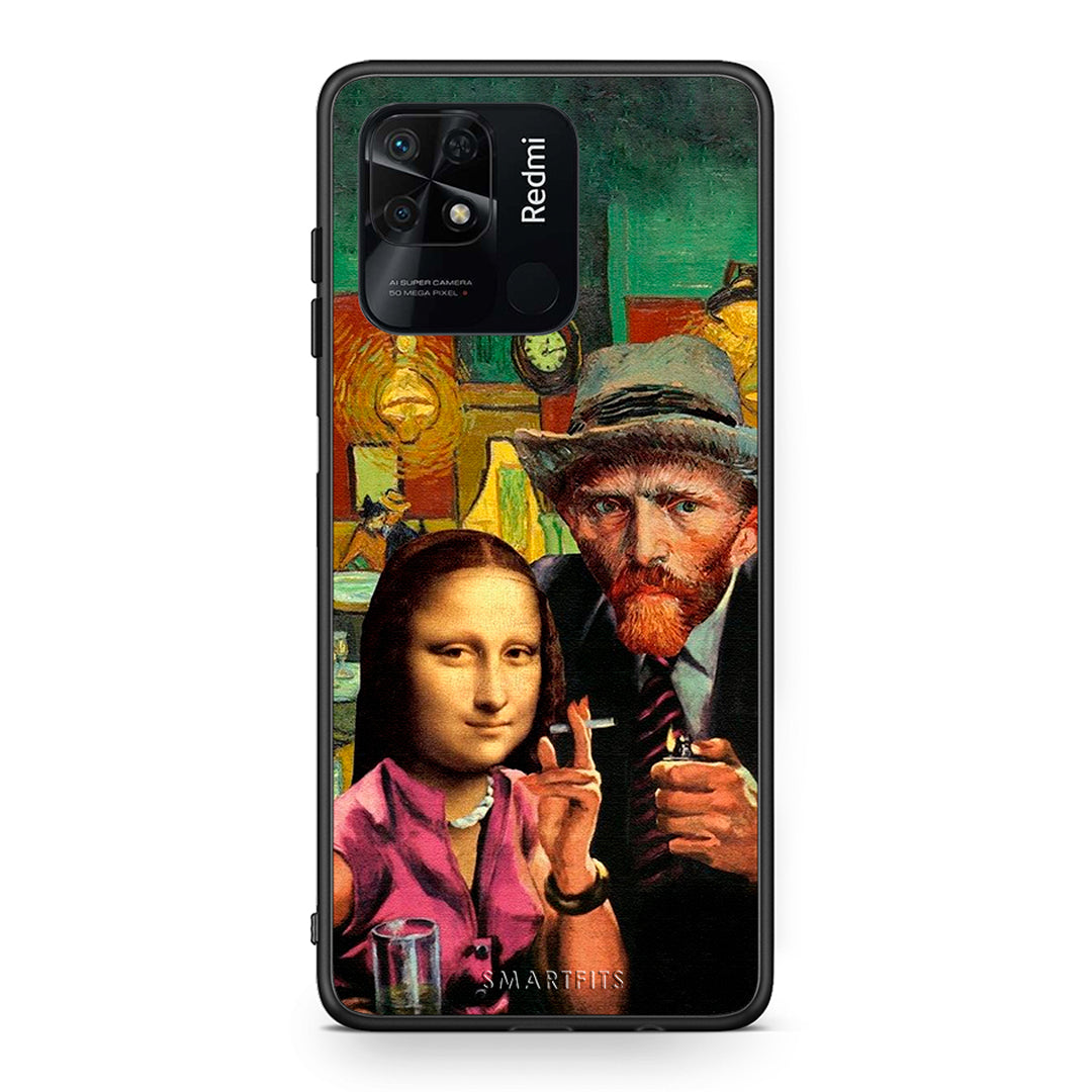 Xiaomi Redmi 10C Funny Art θήκη από τη Smartfits με σχέδιο στο πίσω μέρος και μαύρο περίβλημα | Smartphone case with colorful back and black bezels by Smartfits