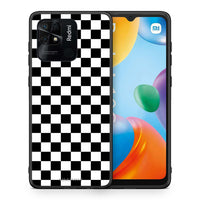 Thumbnail for Θήκη Xiaomi Redmi 10C Squares Geometric από τη Smartfits με σχέδιο στο πίσω μέρος και μαύρο περίβλημα | Xiaomi Redmi 10C Squares Geometric case with colorful back and black bezels