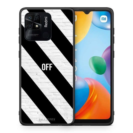 Θήκη Xiaomi Redmi 10C Get Off από τη Smartfits με σχέδιο στο πίσω μέρος και μαύρο περίβλημα | Xiaomi Redmi 10C Get Off case with colorful back and black bezels