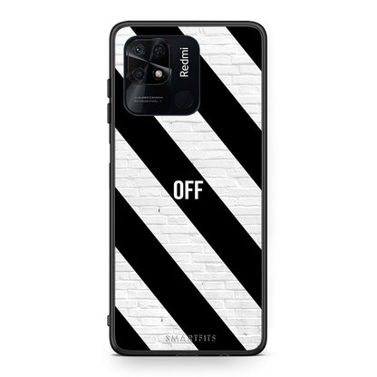Xiaomi Redmi 10C Get Off θήκη από τη Smartfits με σχέδιο στο πίσω μέρος και μαύρο περίβλημα | Smartphone case with colorful back and black bezels by Smartfits