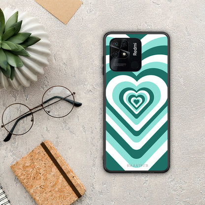 Green Hearts - Xiaomi Redmi 10C θήκη
