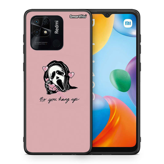 Θήκη Xiaomi Redmi 10C Halloween Hang Up από τη Smartfits με σχέδιο στο πίσω μέρος και μαύρο περίβλημα | Xiaomi Redmi 10C Halloween Hang Up case with colorful back and black bezels