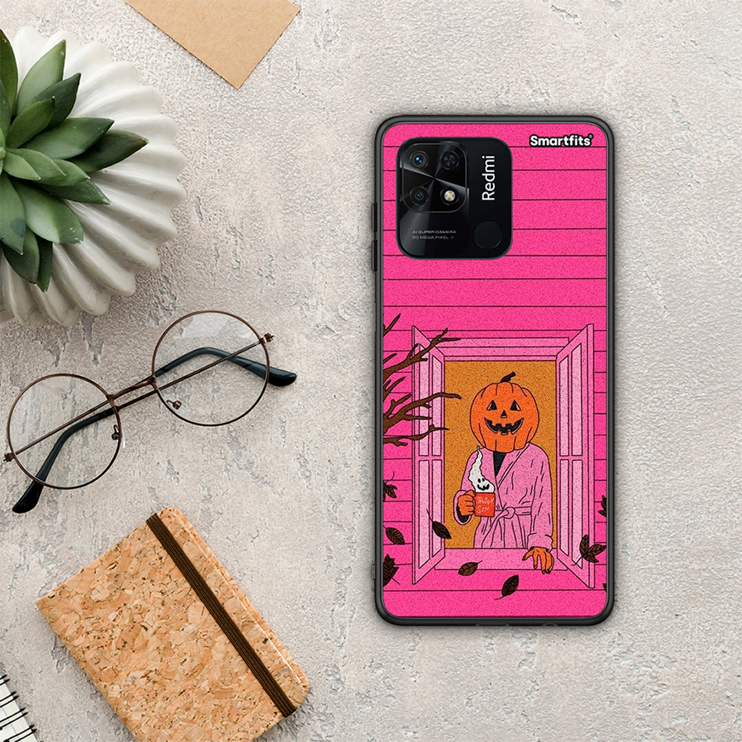 Halloween Pumpkin Lady - Xiaomi Redmi 10C θήκη