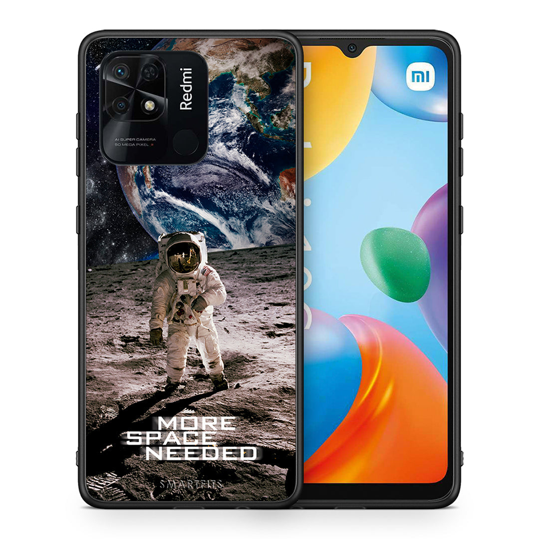 Θήκη Xiaomi Redmi 10C More Space από τη Smartfits με σχέδιο στο πίσω μέρος και μαύρο περίβλημα | Xiaomi Redmi 10C More Space case with colorful back and black bezels