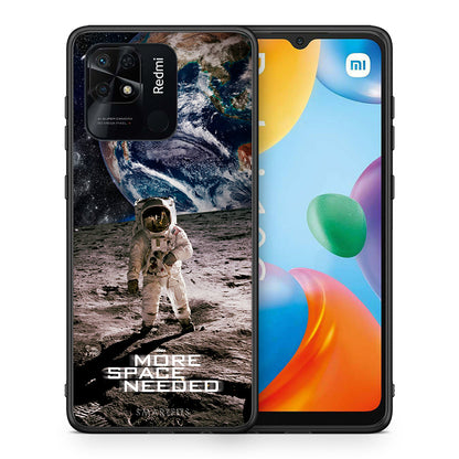 Θήκη Xiaomi Redmi 10C More Space από τη Smartfits με σχέδιο στο πίσω μέρος και μαύρο περίβλημα | Xiaomi Redmi 10C More Space case with colorful back and black bezels