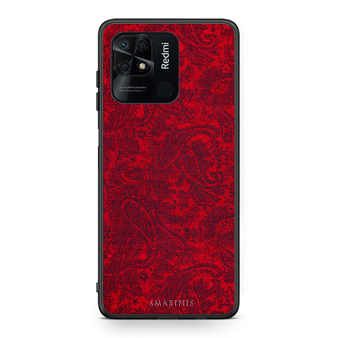 Xiaomi Redmi 10C Paisley Cashmere θήκη από τη Smartfits με σχέδιο στο πίσω μέρος και μαύρο περίβλημα | Smartphone case with colorful back and black bezels by Smartfits
