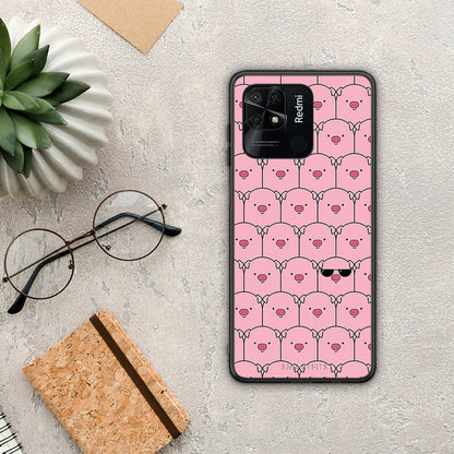 Pig Glasses - Xiaomi Redmi 10C θήκη